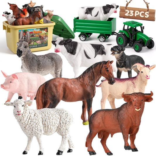 Meadowside Farm & Tractor Playset