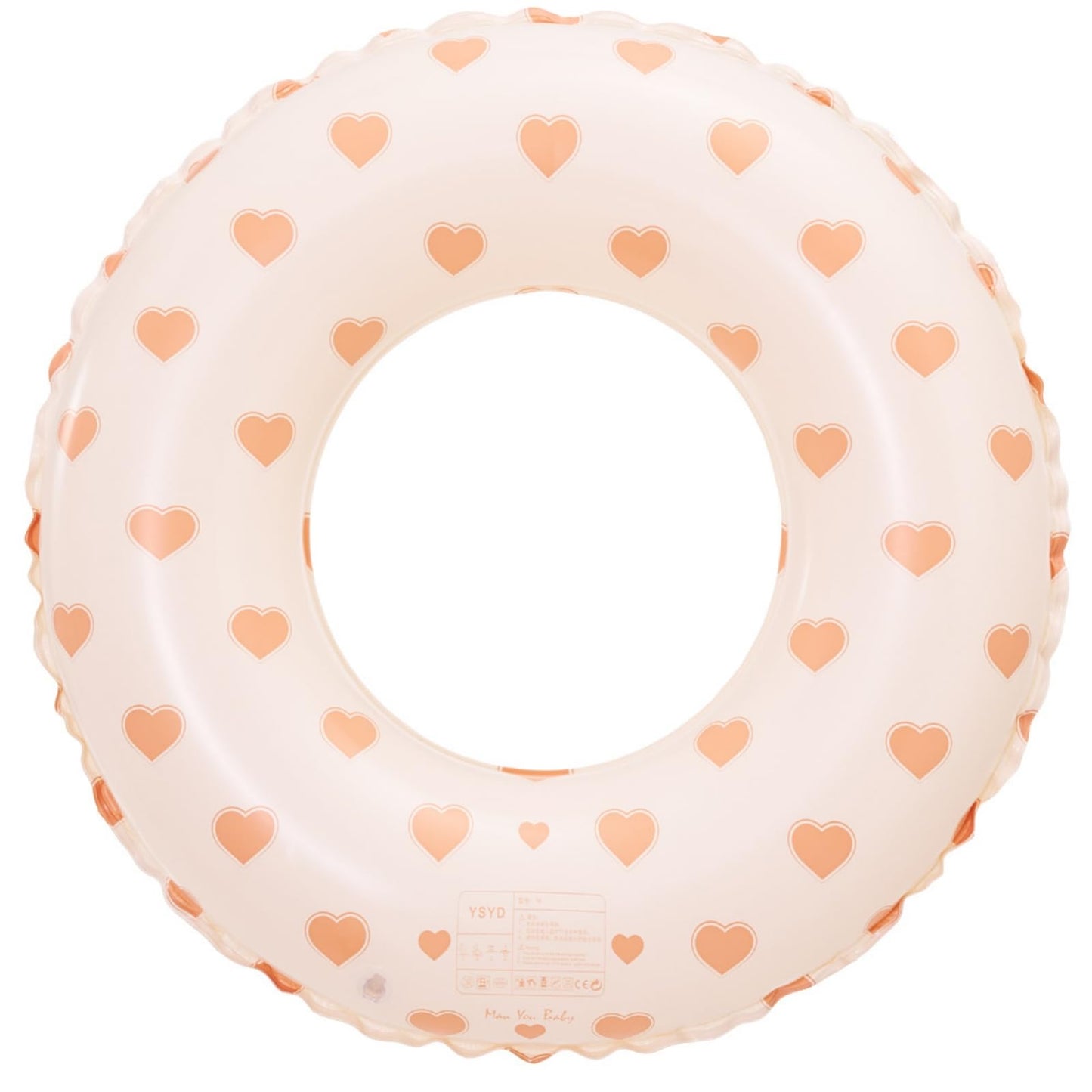 The Peaches & Cream Heart Float