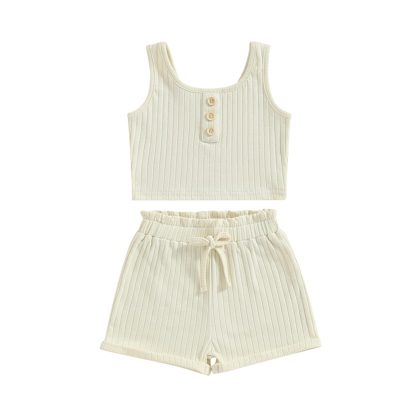 Cloud Ribbed Lounge Set (2-3T)