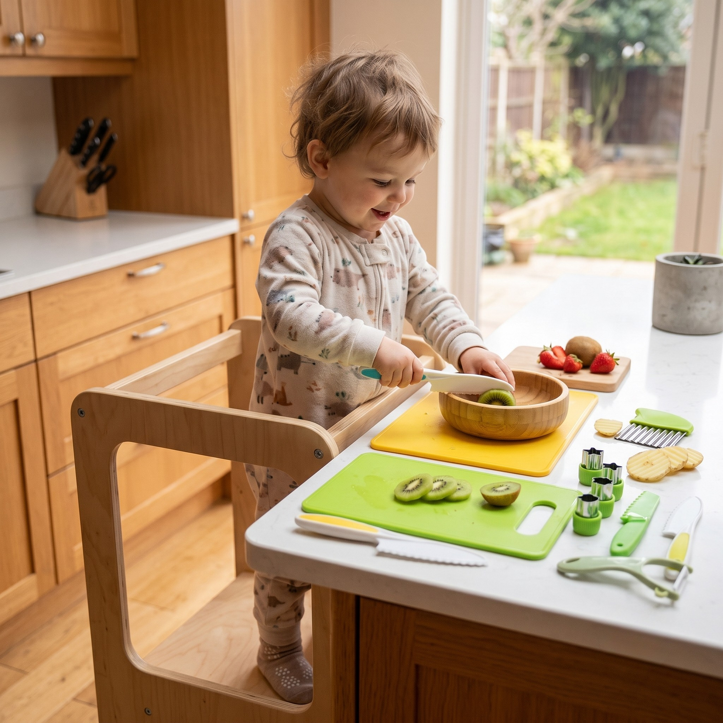 Child-Friendly Kitchen Cutting Set