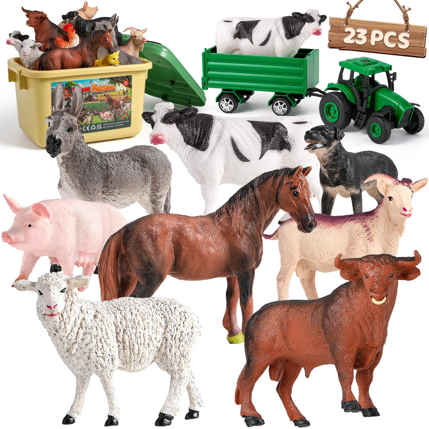 Meadowside Farm & Tractor Playset