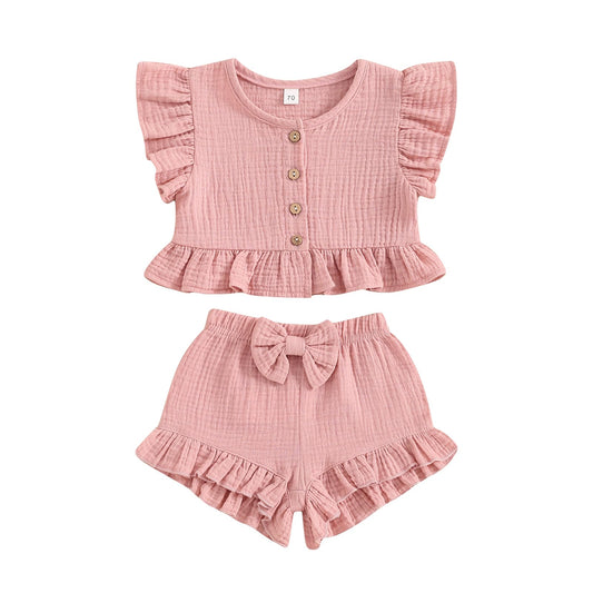 Peaches & Cream Bloomer Set (3-4T)