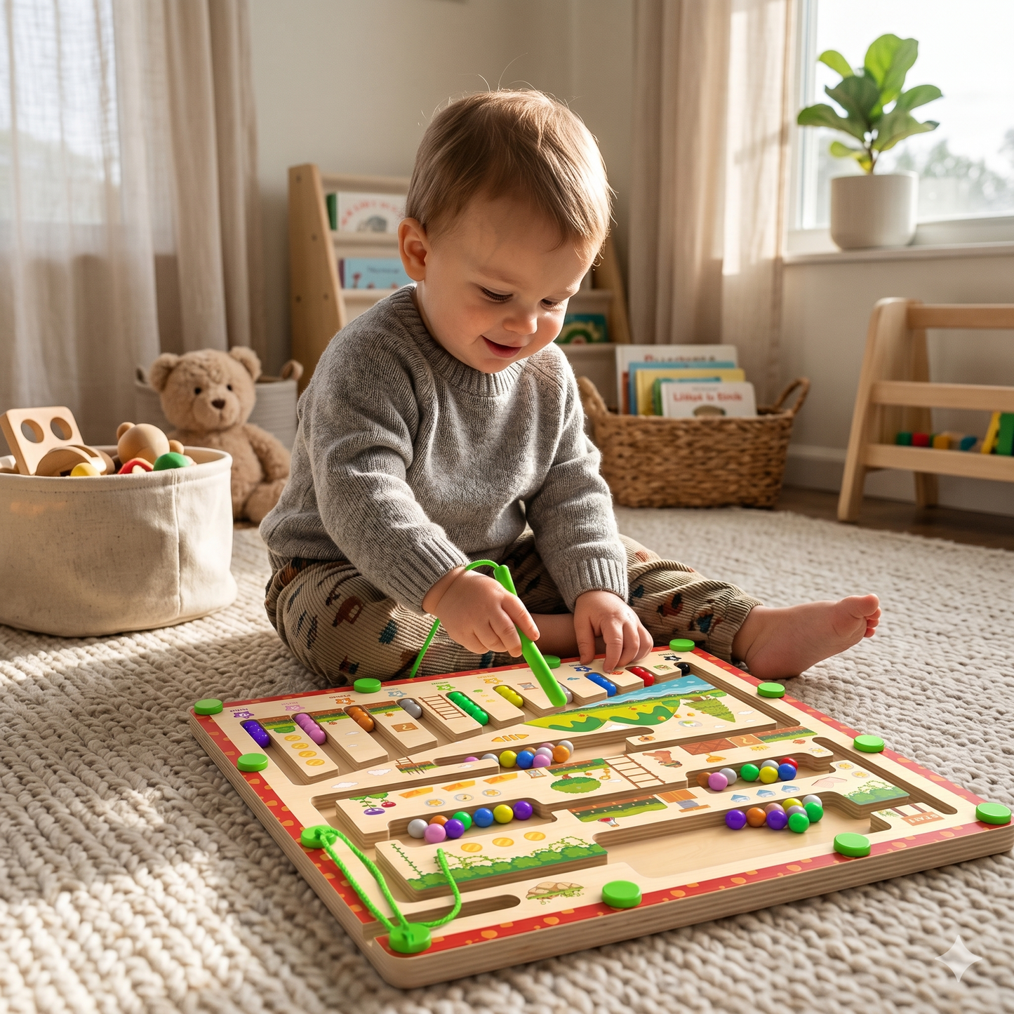 Montessori Magnetic Sorting Board