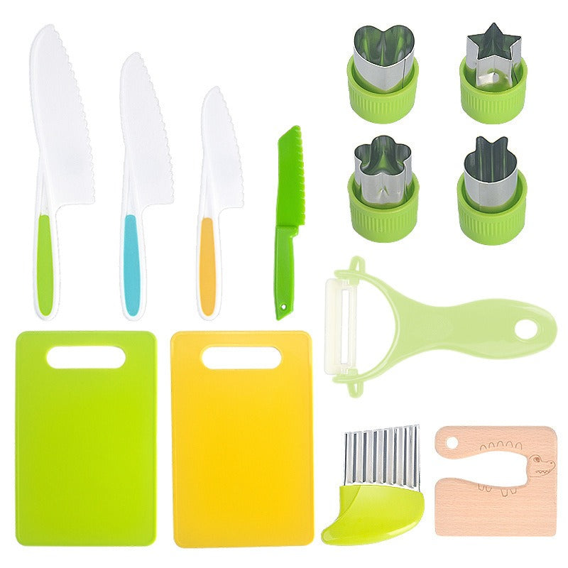 Child-Friendly Kitchen Cutting Set