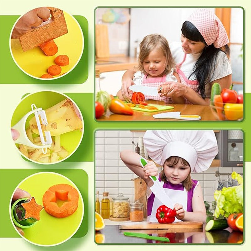 Child-Friendly Kitchen Cutting Set