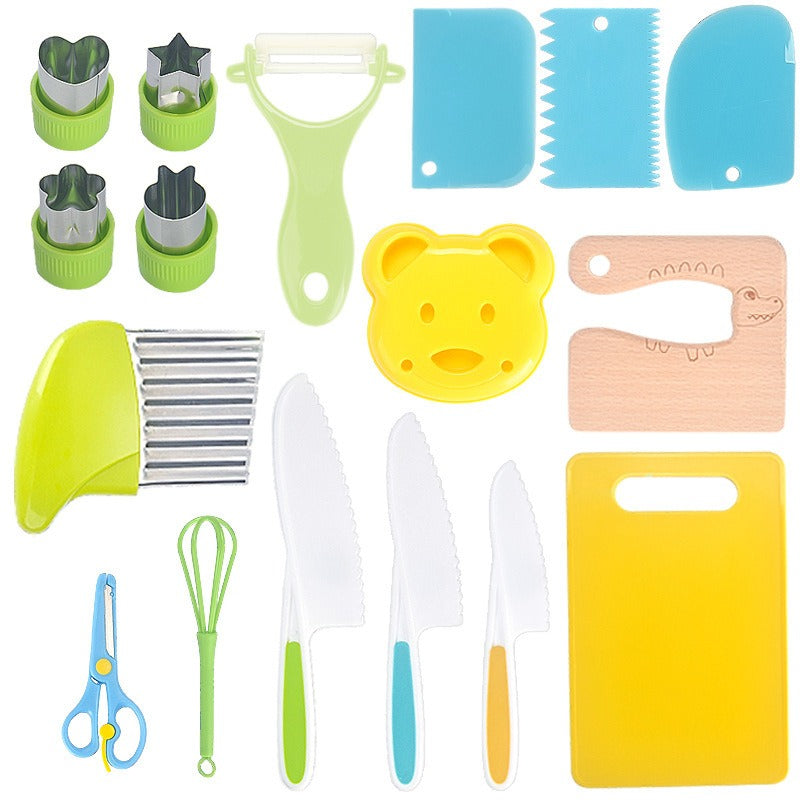 Child-Friendly Kitchen Cutting Set