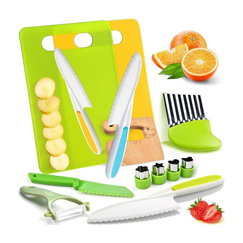 Child-Friendly Kitchen Cutting Set
